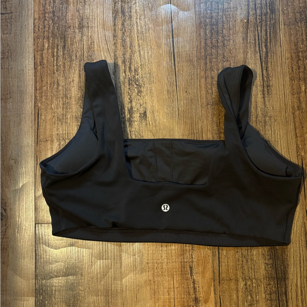 lululemon athletica Black Supportive Sports Bra with Wide Straps